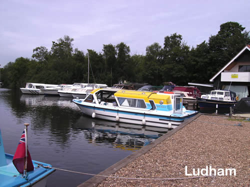 The moorings at Ludham